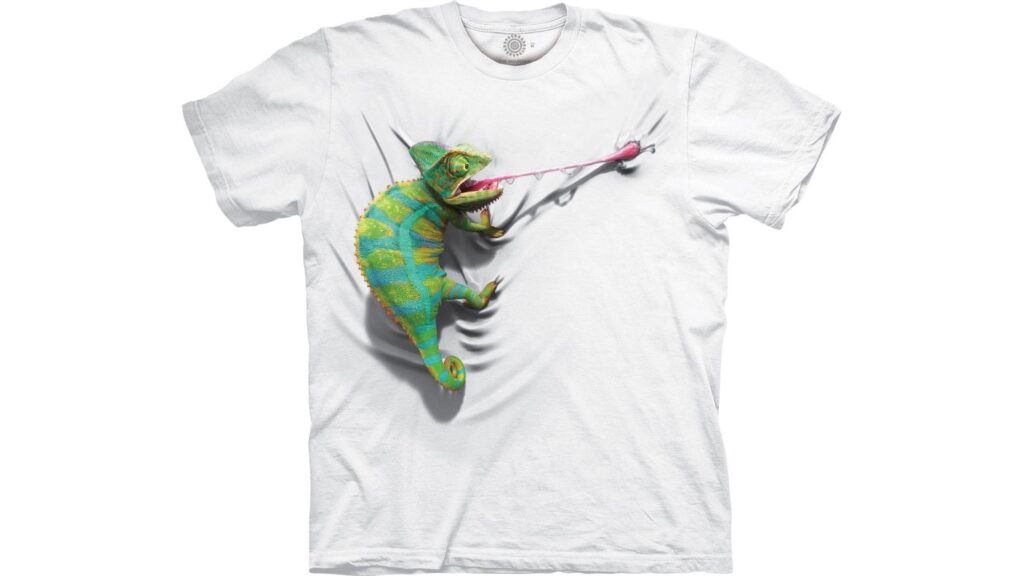 Chameleon T-Shirts are Unique Gift Ideas 