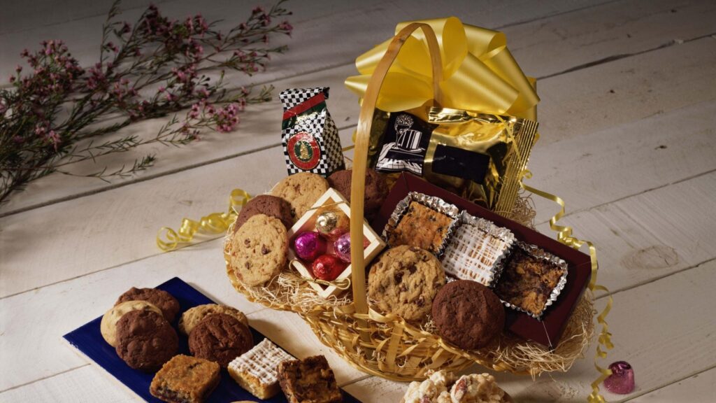 Assorted Chocolate Basket For Christmas Gifts