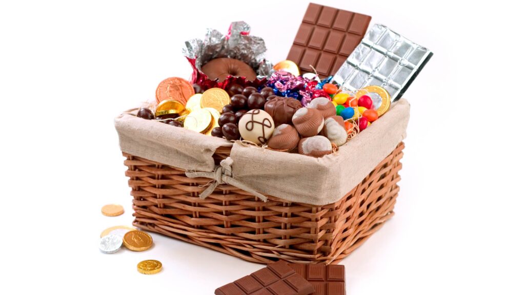 Chocolate Basket For Wedding Return Gift