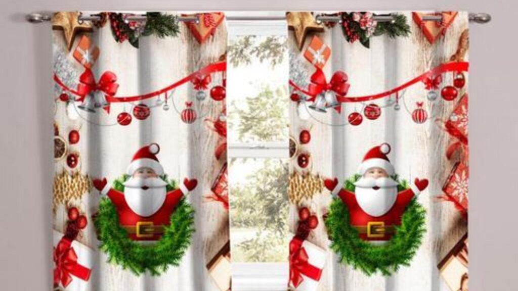 Christmas Themed Curtains 