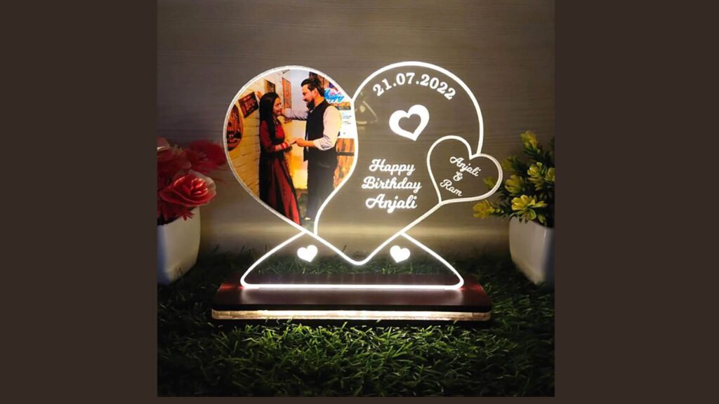 Personalised Night Light Gift For Girlfriend