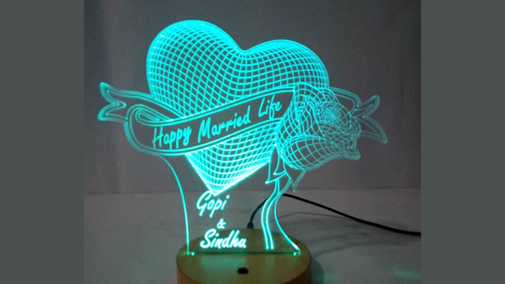 Personalized 3d Illusion Led Table Light