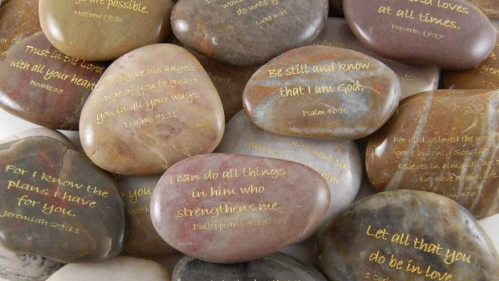 Scripture Stones Motivational gifts