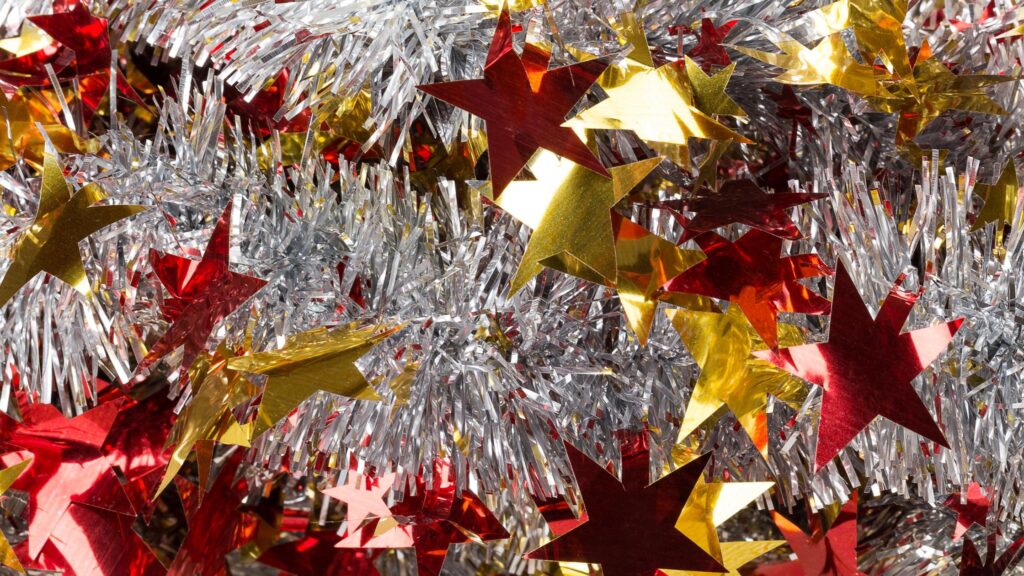 Tinsel For Christmas Decoration