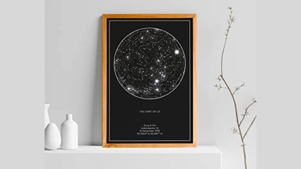 Custom Star Map Valentine's Day