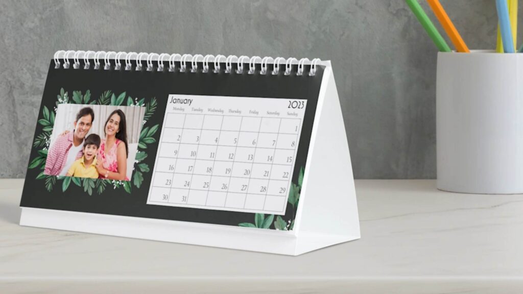 Personalized Desktop Calendar