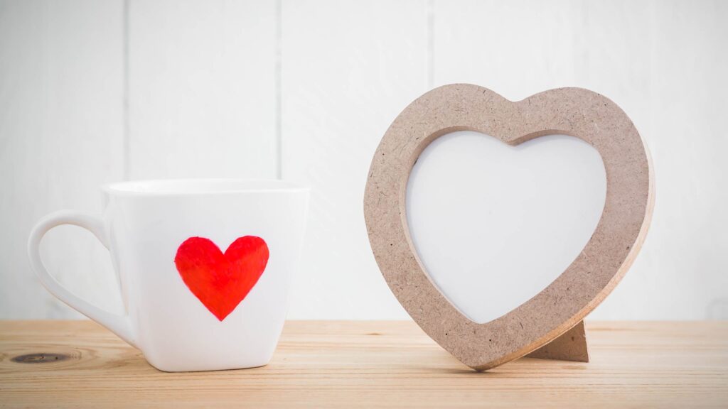 Personalized Heart Shaped Photo Frame Gifts For Valentine's Day