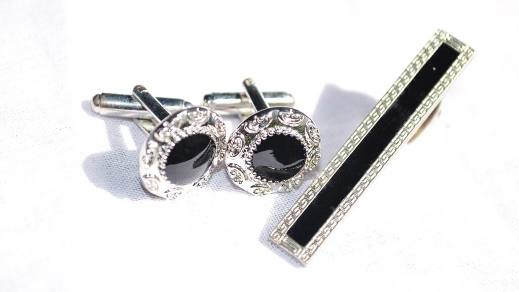 Cufflink And Tie Pin Set