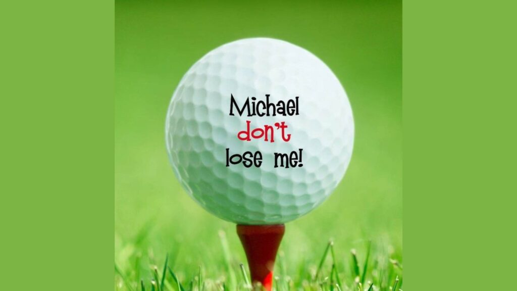 Personalized Golf Balls