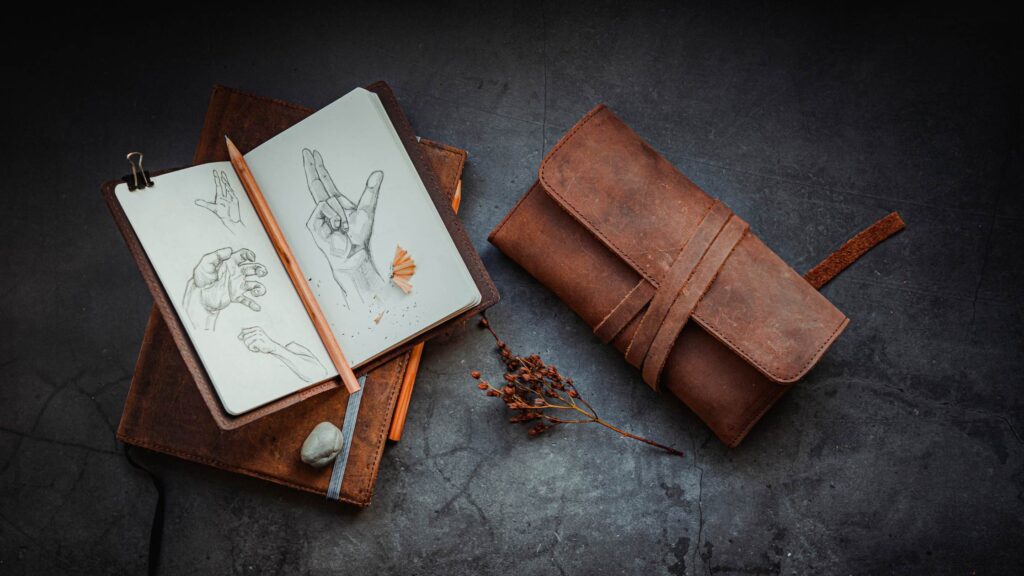 Personalized Leather Sketchbooks