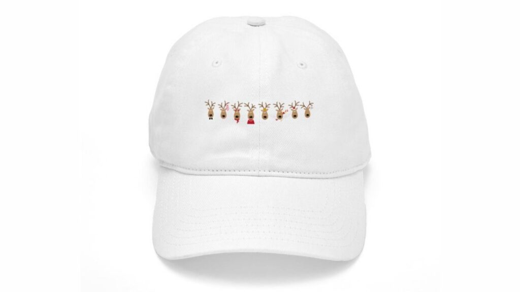 Reindeer Baseball Cap 