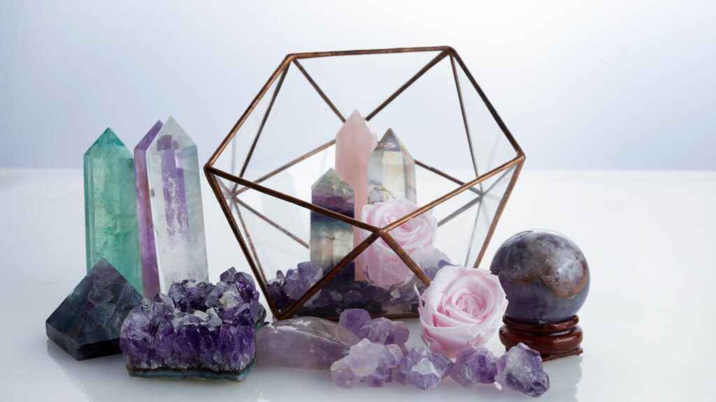 A Set Of Healing Crystals