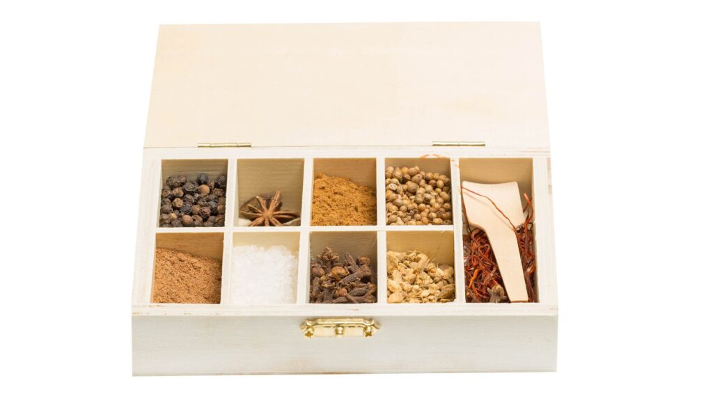 Wooden Spice Box Creative Wedding Gift