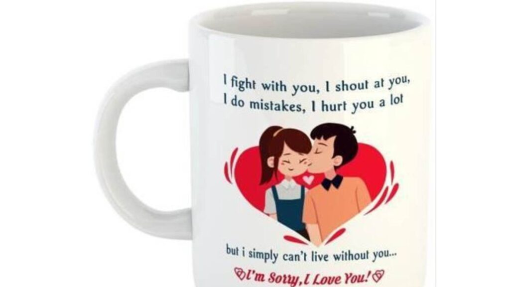 Customized Coffee Mug Sorry Gift Ideas