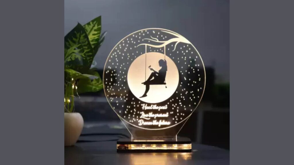 Engraved Acrylic Lamp