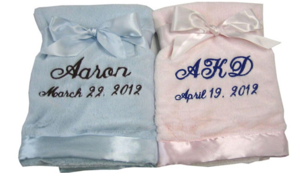 Monogrammed Blankets