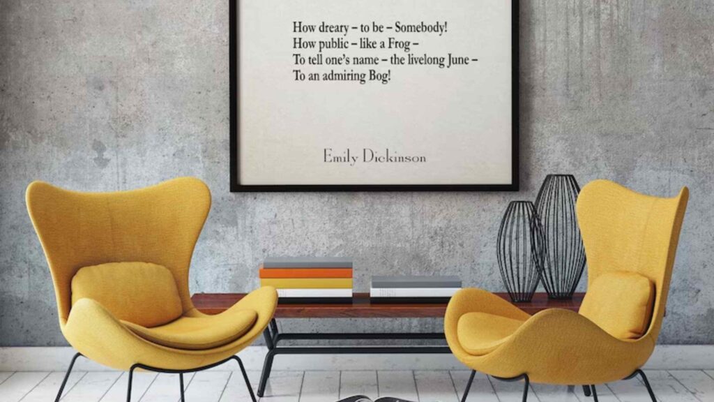 Poetry-Inspired Home Décor