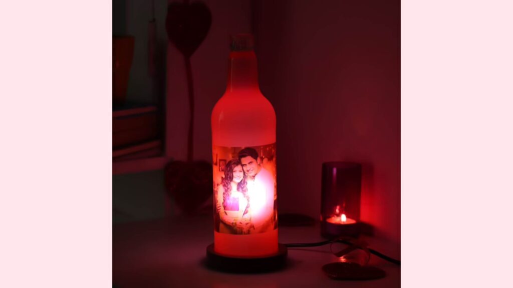 Yours Forever Bottle Lamp