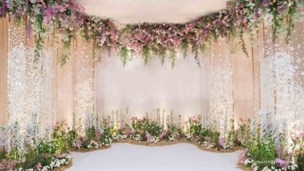 Glamorous and Bold Wedding Flower Decoration