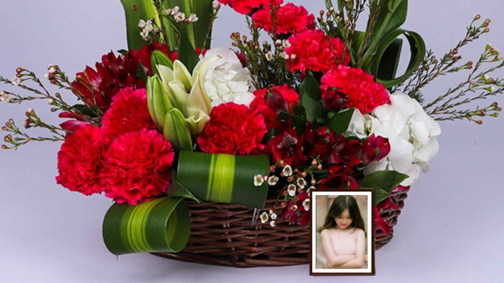 Photo Flower Basket Gift For Every Occasion