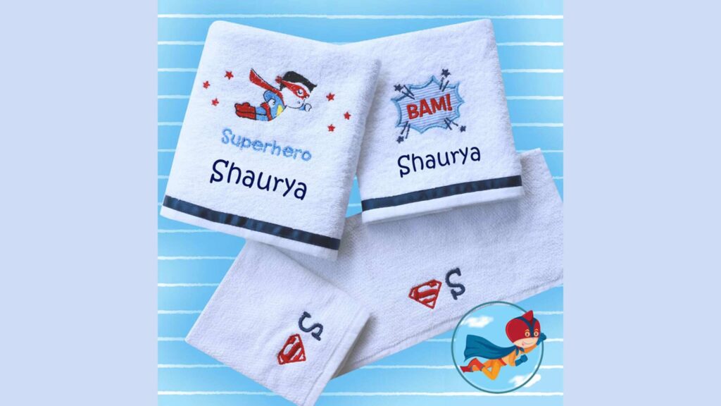 Superhero Custom Towels